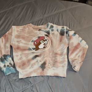 Buc-ee's Y Xs  Tie-Dye Sweatshirt